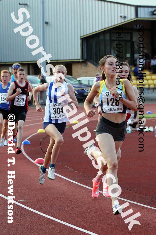 1500 metres, 2021 North East Grand Prix 5, Monkton, Wednesday, July 21st. Photo: David T. Hewitson/Sports for All Pics